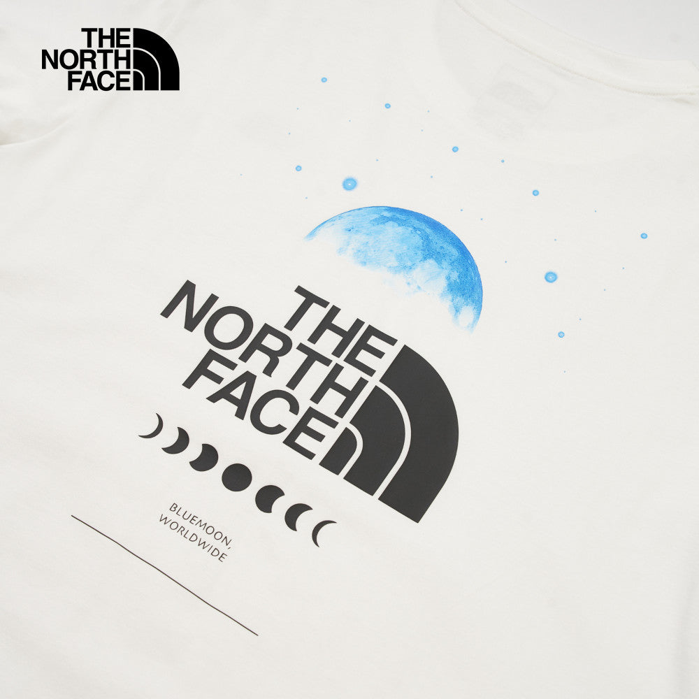 T️he North Face北臉男女款白色純棉舒適透氣短袖T恤