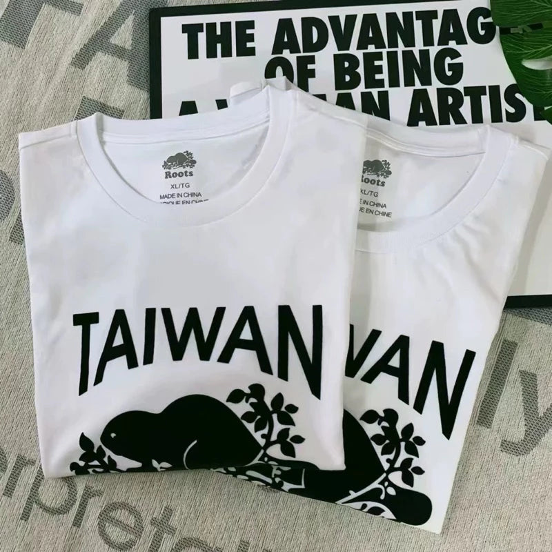 Roots Taiwan LOGO 男女款 短袖T恤
