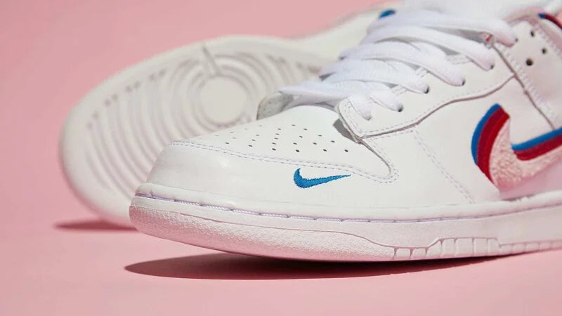 Nike Dunk Low x Parra 3D 聯名款 白糖果 刺繡