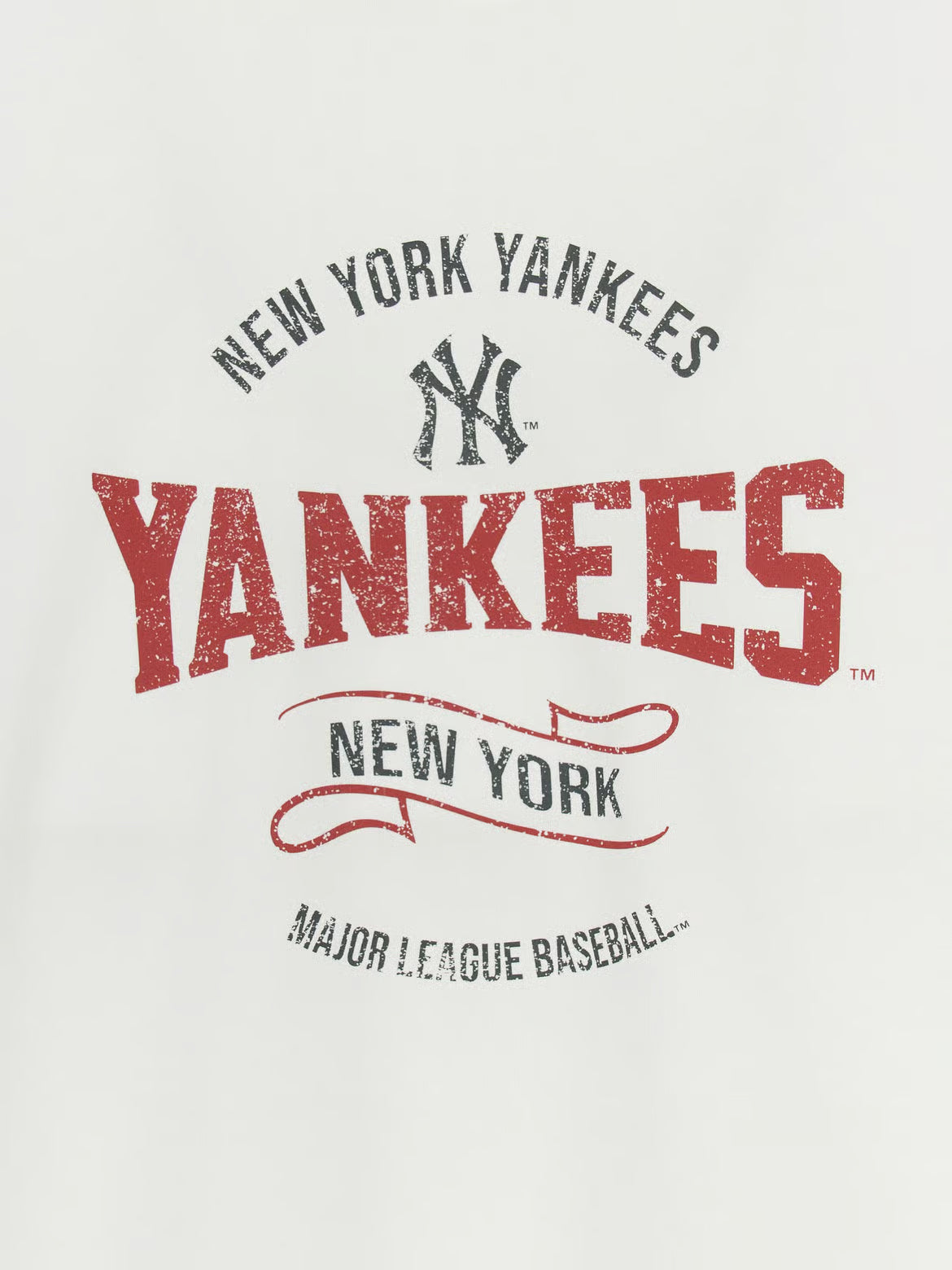 MLB 男女款 短袖T恤  紐約洋基隊復古色圖