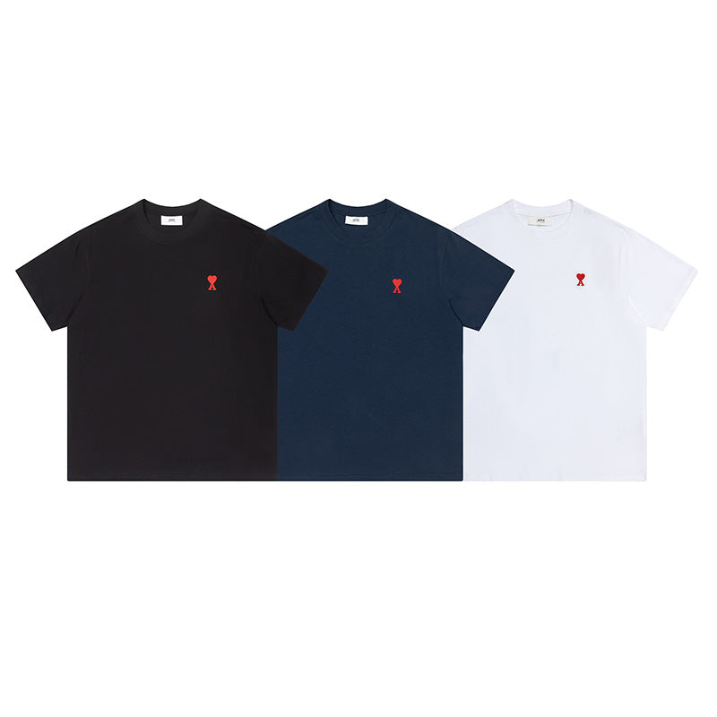 【代購7-14天發貨】AMI 刺繡小愛心 短袖