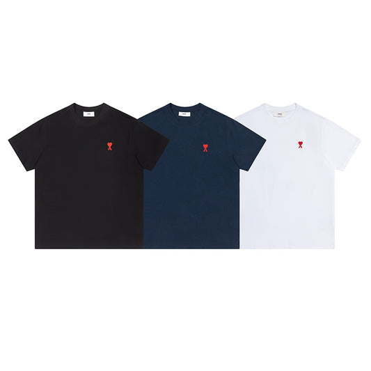 【代購7-14天發貨】AMI 刺繡小愛心 短袖