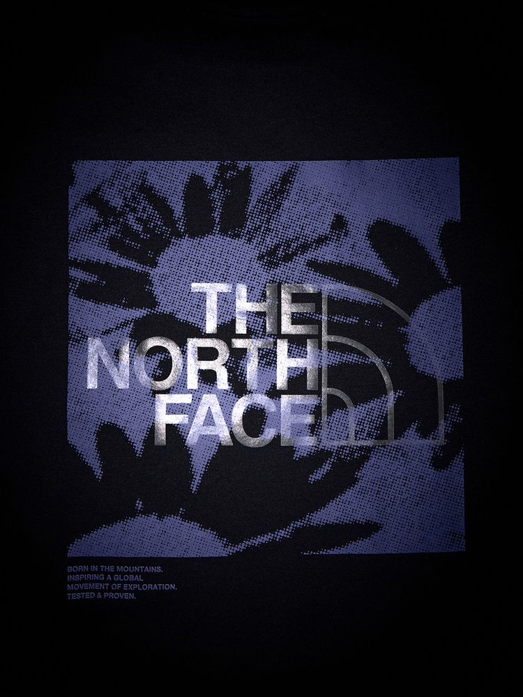 T️he North Face北臉男女款 花卉印花 短袖T恤