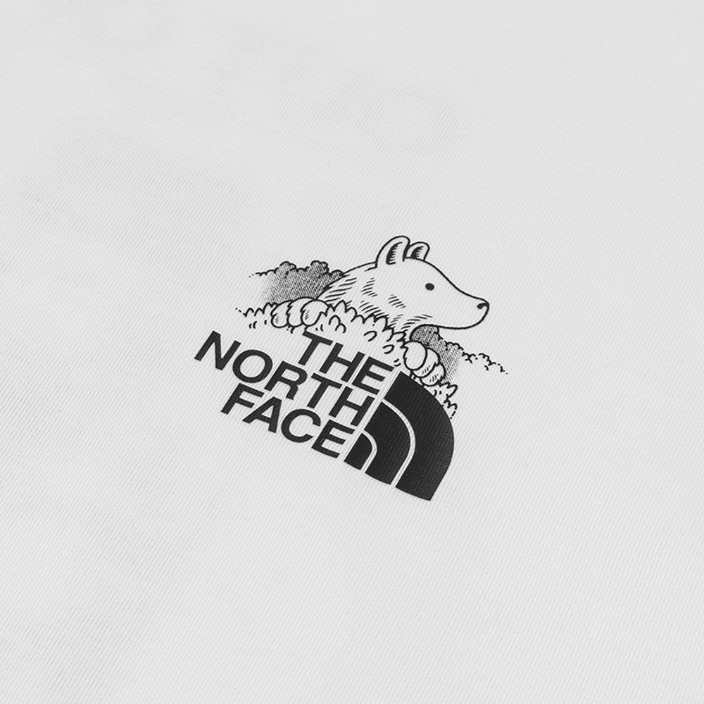 T️he North Face北臉男女款 漫畫 速乾短袖T恤