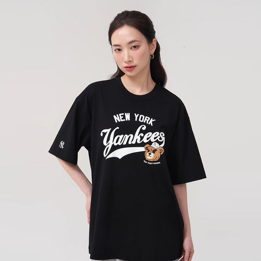 MLB 男女款 短袖T恤 Mega Bear 紐約洋基隊