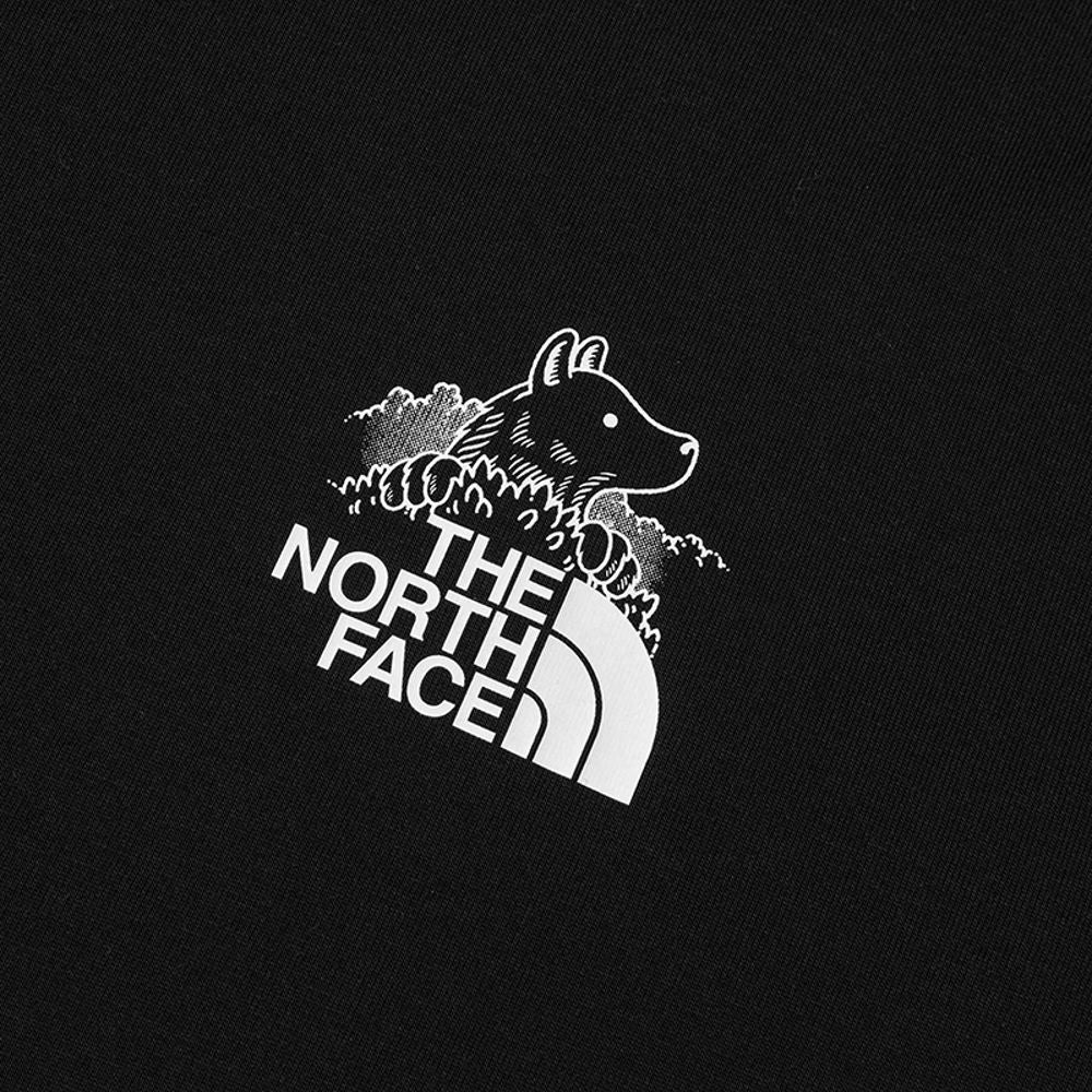 T️he North Face北臉男女款 漫畫 速乾短袖T恤