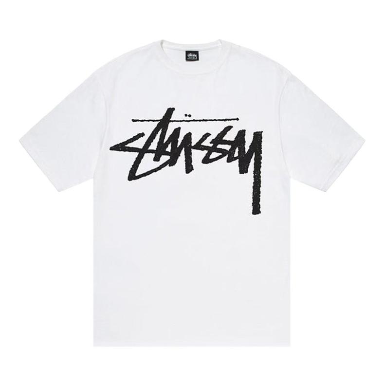 STUSSY 新款 胸前背後大Logo 短袖T恤 男女款