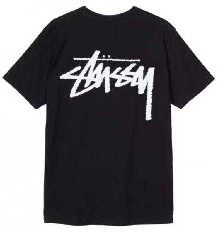 STUSSY 新款 胸前背後大Logo 短袖T恤 男女款