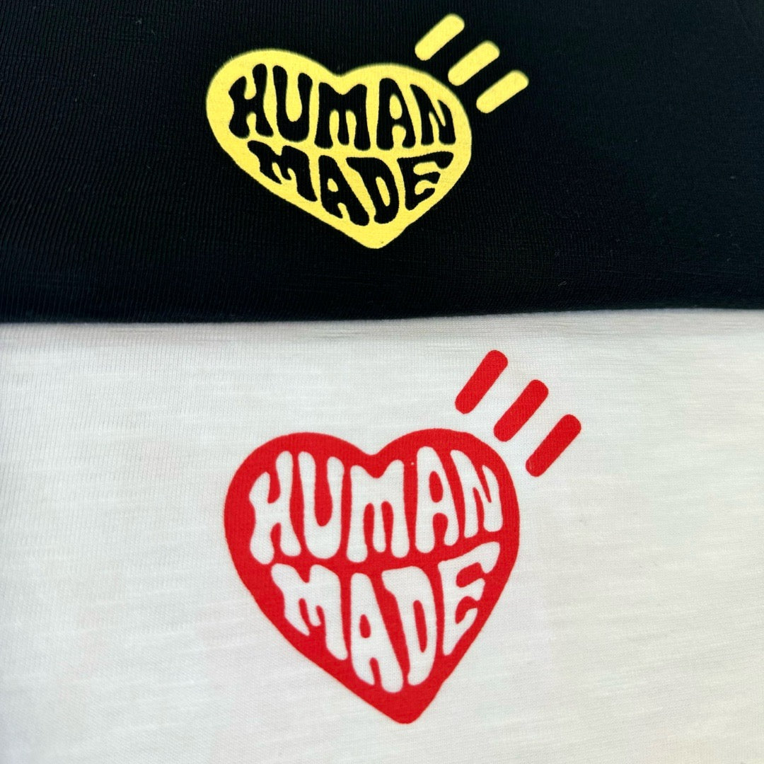 2024SS HUMAN MADE GRAPHIC T-SHIRT #13 胸口 字體 愛心 短袖 短T