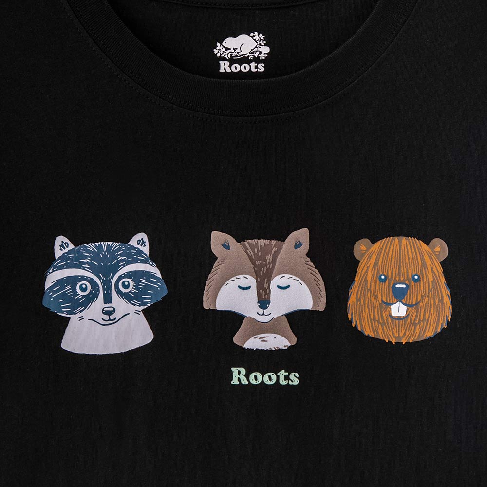Roots 動物派對 男女款 短袖T恤