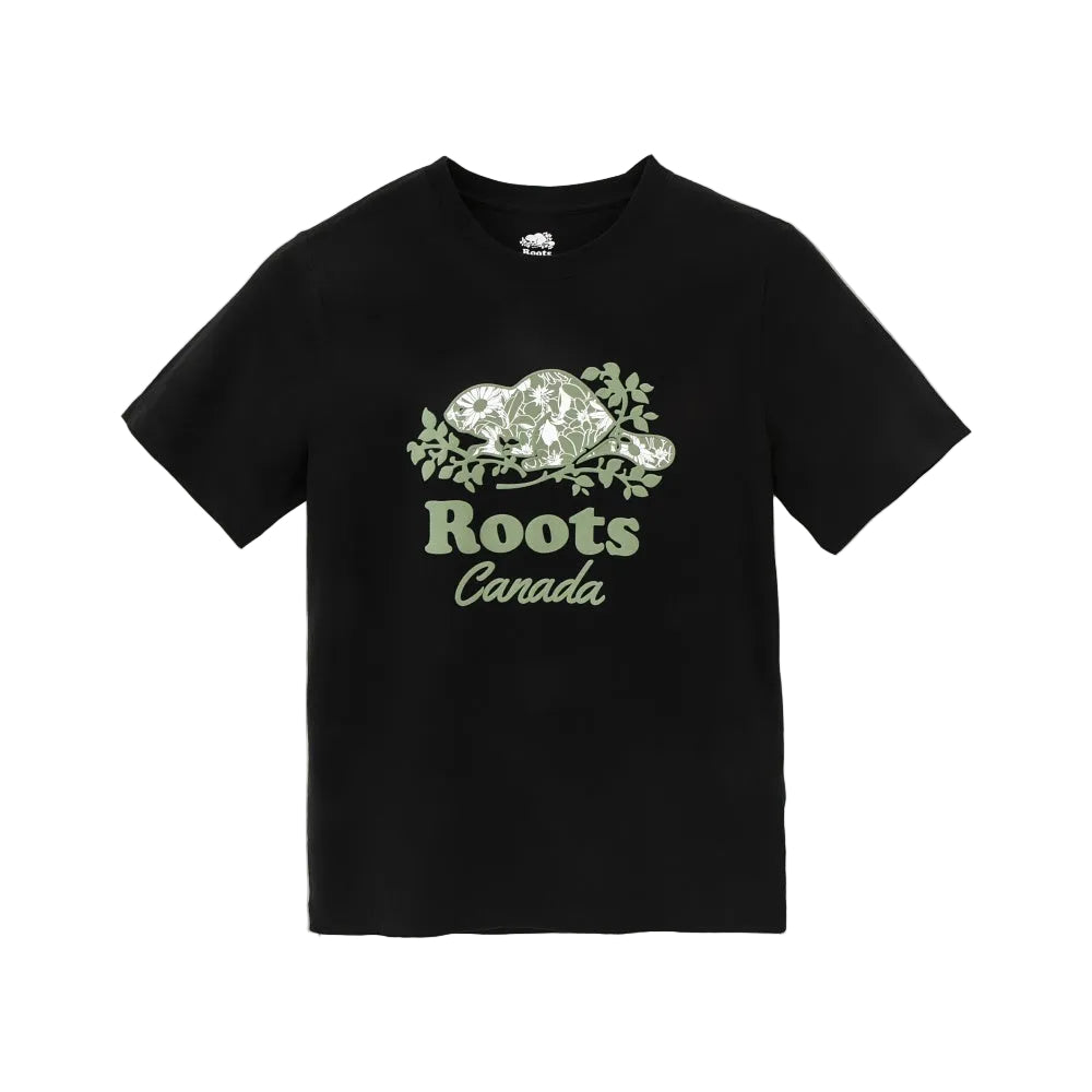 Roots 繽紛花卉 男女款 短袖T恤