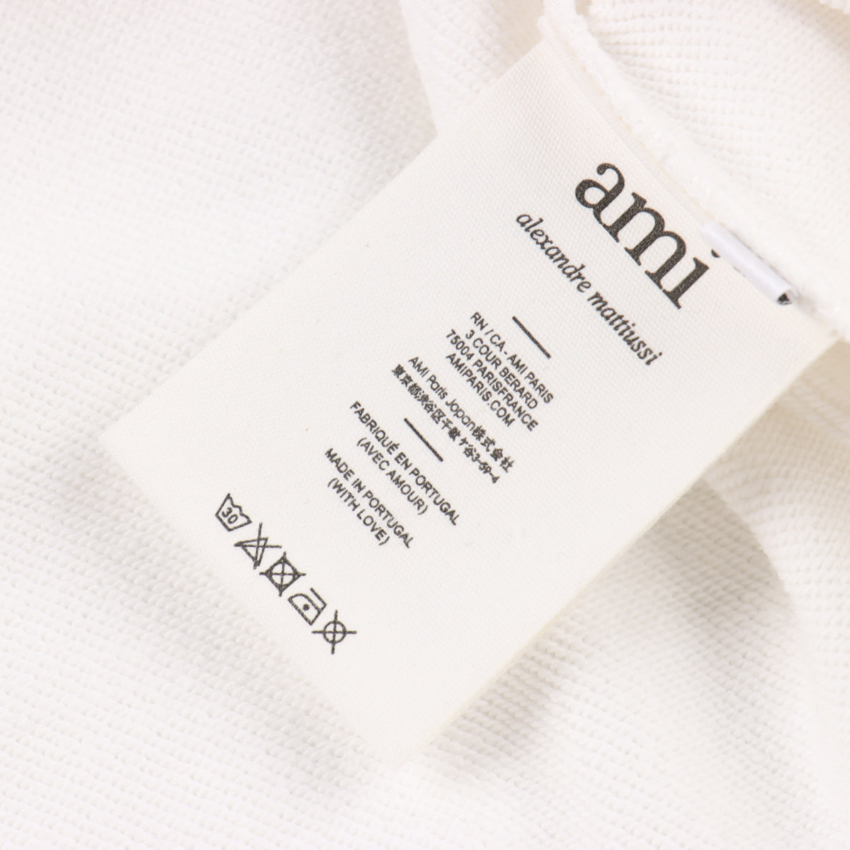 Ami Paris 小字母 大學T