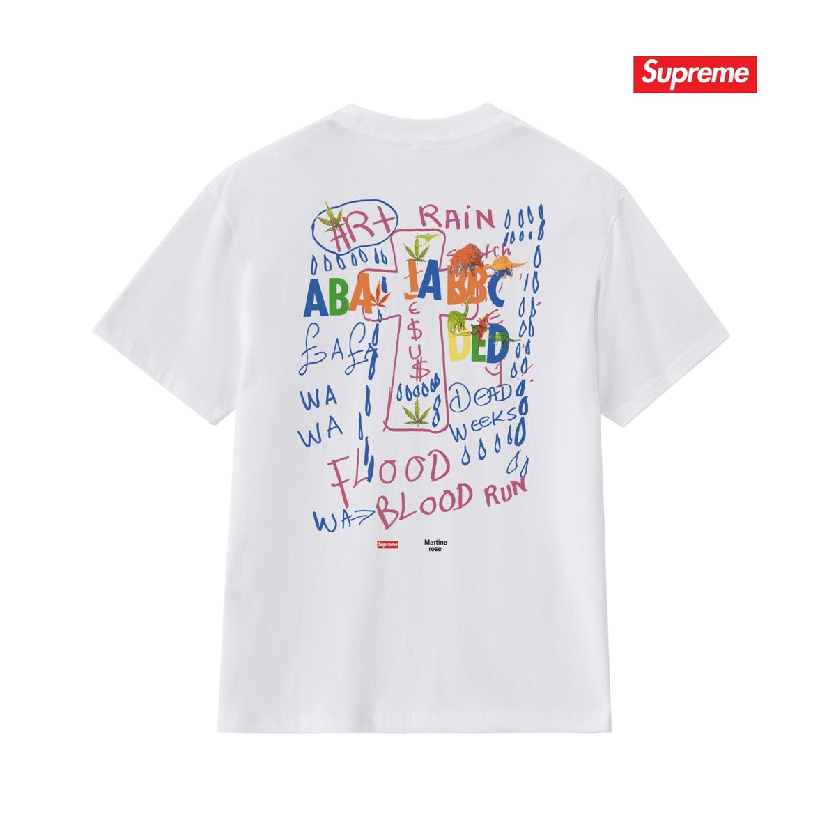【代購7-14天發貨】SUPREME X MARTINE ROSE LEE SCRATCH PERRY TEE 短袖
