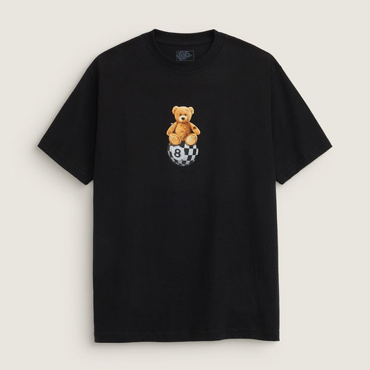 VANS 8ball Bear 黑色短袖T恤