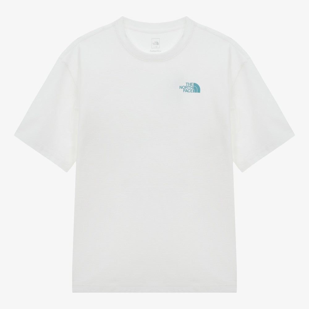 T️he North Face北臉男女款 露營風大尺寸印花 短袖T恤