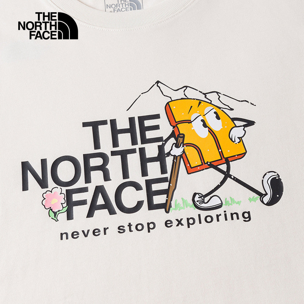 T️he North Face北臉男女款 大LOGO印花 速乾短袖T恤