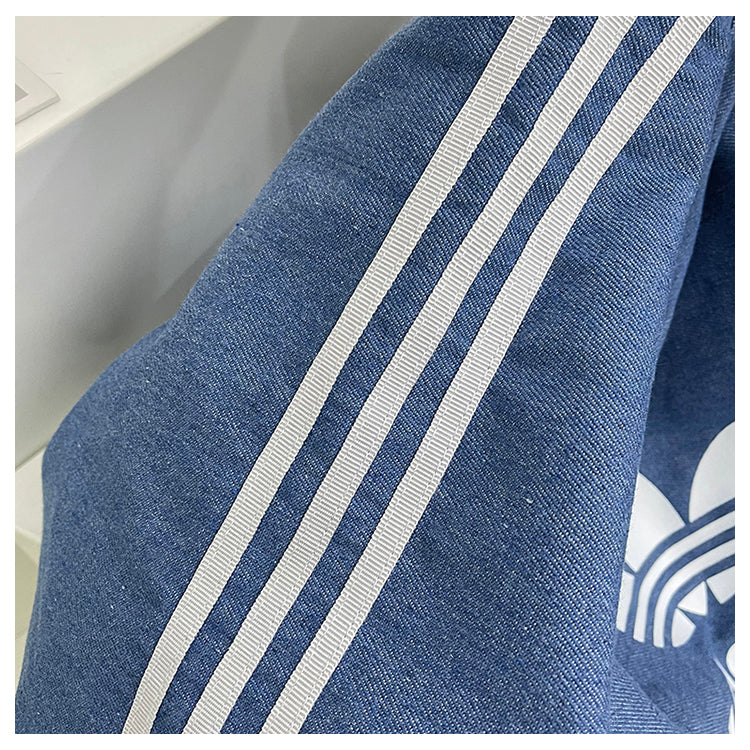 Adidas Originals logo 大容量 雲朵包 肩背包 小錢包 牛仔黑 牛仔藍