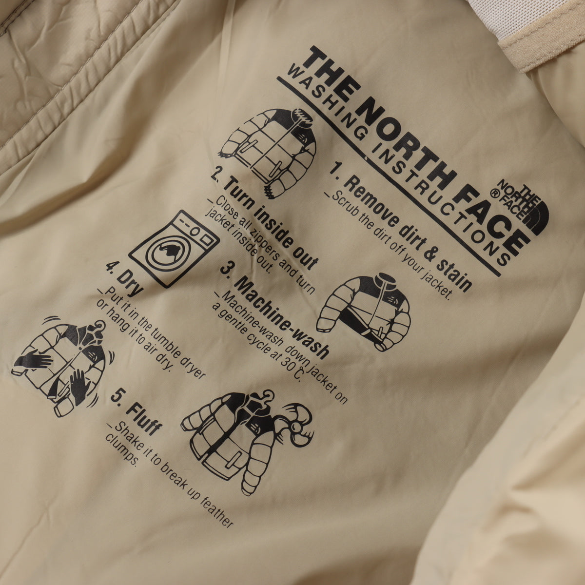 【預購5-7天發貨】THE NORTH FACE  連帽羽絨外套 米色