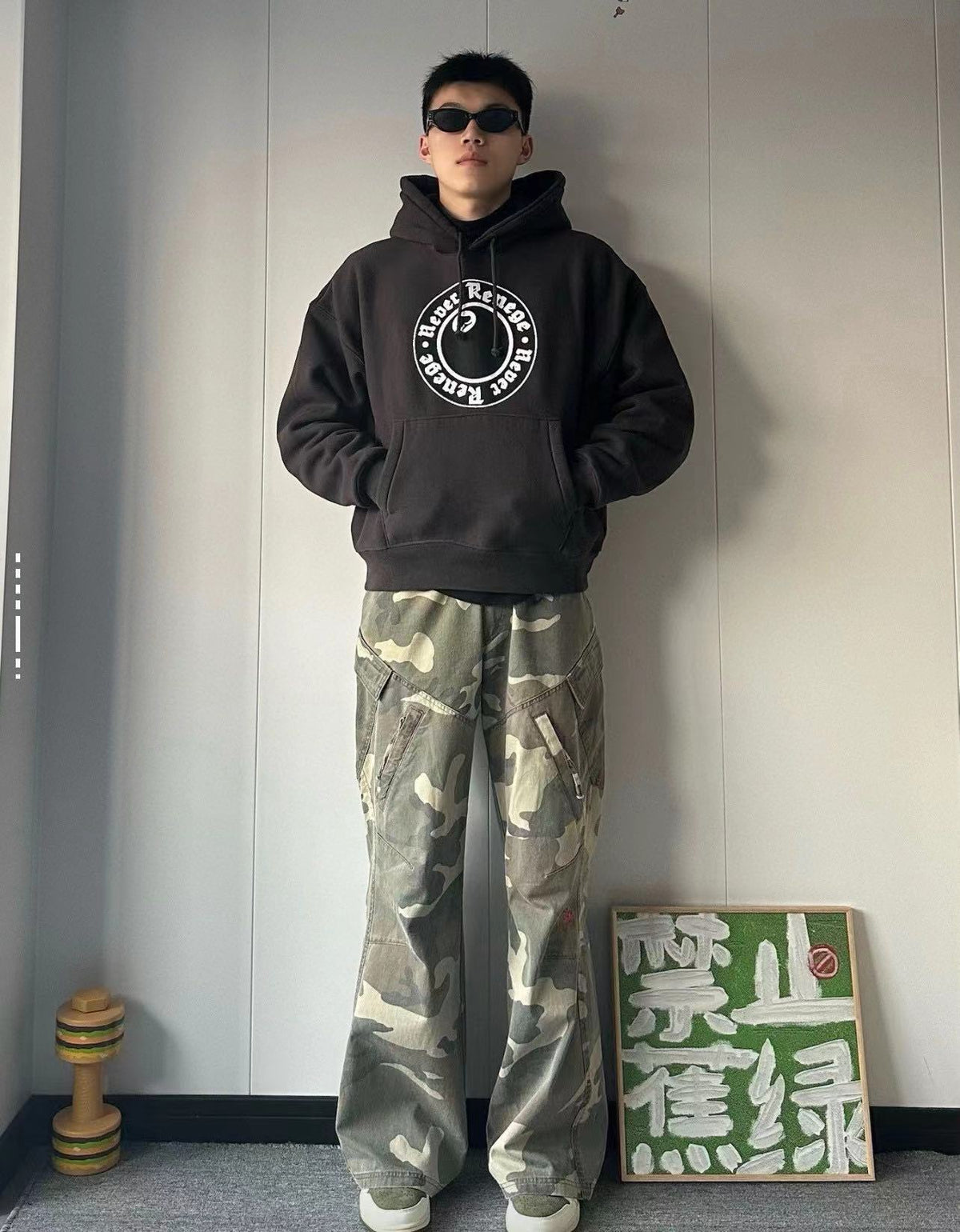 Stussy x Denim Tears Graphic Hood 帽T 黑色
