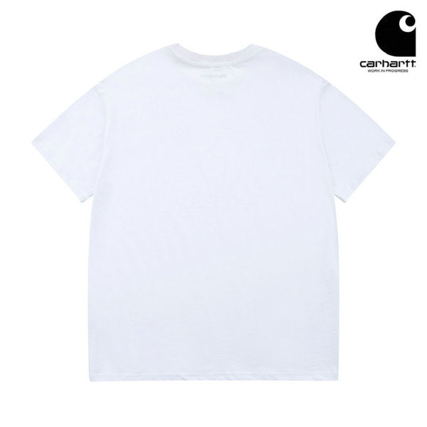 CARHARTT WIP 卡哈特 常青款 經典Logo 男女生 短袖T恤 白色