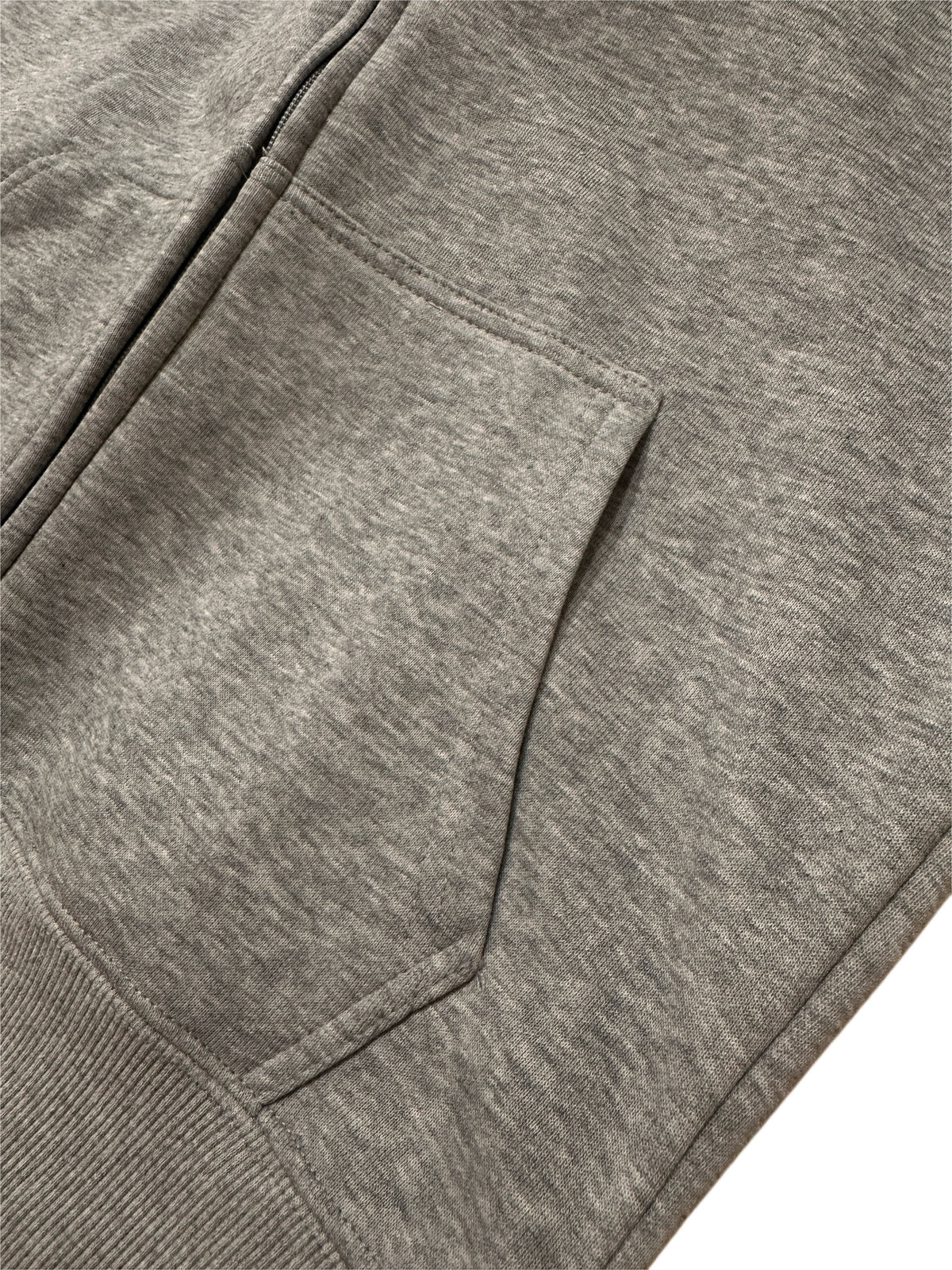 THE NORTH FACE 男女款  LOGO連帽外套 刷毛 棉質 灰色